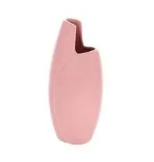 Kerámia váza 27cm CUT rózsaszín