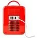 Nedis hordozható mini hűtőszekrény/ térfogat 4 liter/ hűtési tartomány 8 - 18 °C/ AC 100 - 240 V / 12 V/ fogyasztás 50 W/ piros színű