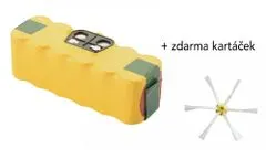 PATONA akkumulátor iRobot Roomba 3300mAh, 14,4V Ni-MH, 5xx/6xx/7xx/8xx sorozathoz + INGYENES kefe