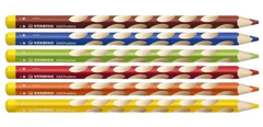 Stabilo EASYcolors zsírkréták 6 szín, balkezeseknek