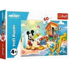 Trefl Puzzle Mickey egér a tengerparton / 60 darab