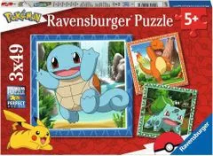 Ravensburger Puzzle Release Pokémon 3x49 darab