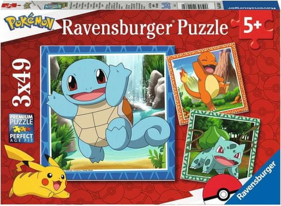Ravensburger Puzzle Release Pokémon 3x49 darab