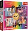 Puzzle Rainbow High: Fashion Dolls 4 az 1-ben (35,48,54,70 darab)