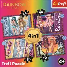 Trefl Puzzle Rainbow High: Fashion Dolls 4 az 1-ben (35,48,54,70 darab)