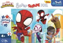 Trefl Puzzle Super Shape XXL Spidey és csodálatos barátai 60 darab