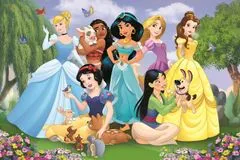 Trefl Puzzle Super Shape XL Disney hercegnők: A kertben 104 db