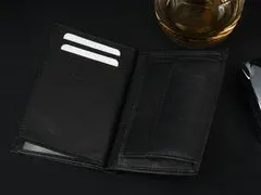 Alessandro Paoli K56 Férfi bőr pénztárca fekete