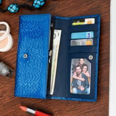 Alessandro Paoli G55 Női bőr pénztárca kék