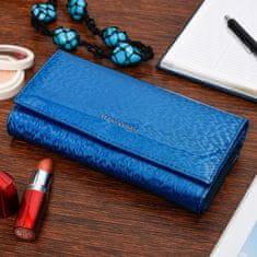 Alessandro Paoli G55 Női bőr pénztárca kék