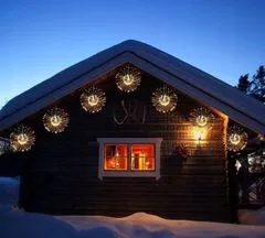 ISO 9515 Karácsonyi LED világítás tűzijáték 100 LED meleg fehér