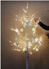 ISO karácsonyi fényfa nyír, LED 96, 180 cm