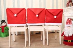 ISO karácsonyi székhuzatok 6x + Mikulás terítő 172 x 130 cm