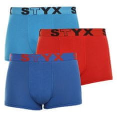 Styx 3PACK tarka férfi boxeralsó sport gumi (G9676964) - méret M