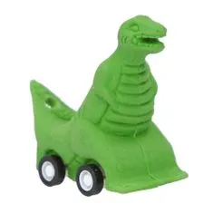 Dino World ASST | Gumi dinoszaurusz lendkerékkel , T-Rex - zöld
