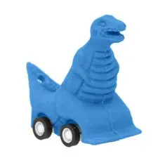 Dino World ASST | Gumi dinoszaurusz lendkerékkel , T-Rex - kék