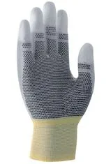 Uvex kesztyű Unipur carbon 10-es méret /érzékeny antiszt. az elektronikus alkatrészekkel végzett precíziós munkához / tenyér és ujjak fedve