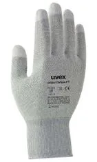 Uvex kesztyű Unipur carbon FT 10-es méret /érzékeny antiszt. elektronikai alkatrészekkel végzett precíziós munkához / szénnel borított ujjak