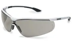 Uvex Sportstyle védőszemüveg, PC szürke/UV 400 5-2,5; l. extrém/ könnyű / napvédelem / fekete, fehér színű