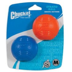 Chuckit! Tartós természetes gumi labda tökéletes pattogással kutyáknak Chuckit Strato Ball M 2db
