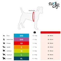 curli Hám kutyáknak Corduroy Barna 2XS, 2-4 kg