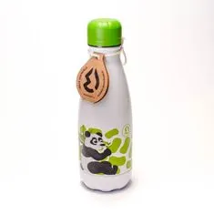 Water Revolution Baby rozsdamentes acélból készült termikus ivópalack Panda élelmiszeripari minőségű rozsdamentes acél 18/8, 350 ml