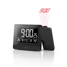 Hama Plus Charge, ébresztőóra időprojekcióval és USB csatlakozóval a mobiltelefon töltéséhez