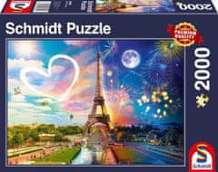 Schmidt Puzzle Párizs nappal, éjszaka 2000 darab