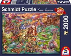 Schmidt Puzzle Sárkány kincse 2000 darab