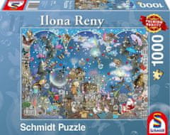 Schmidt Kék karácsonyi égbolt puzzle 1000 darab
