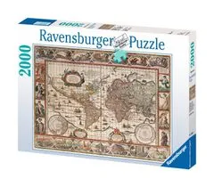 Ravensburger Puzzle - Világtérkép 2000 darab