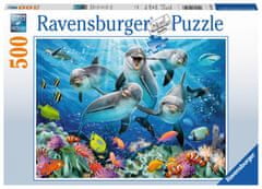 Ravensburger Delfinek a korallzátonynál Puzzle 500 darabos puzzle