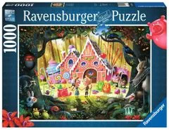 Ravensburger Jancsi és Juliska puzzle (mézeskalácsház) 1000 darab