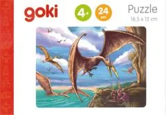 Goki Fa puzzle Dinoszauruszok: Pterodactyl 24 darab