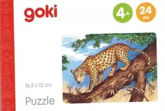 Goki Fa puzzle Afrikai állatok: jaguár 24 db