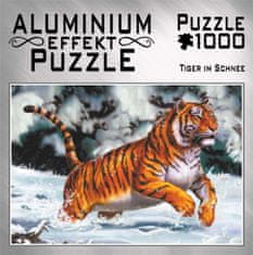 M.I.C. Metallic Tigris a hóban Puzzle 1000 db