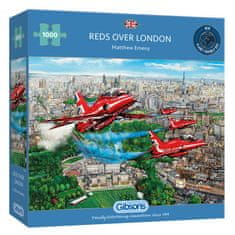 Gibsons Puzzle Red Arrows London felett 1000 darab