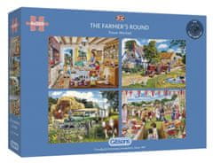 Farmer's Day Puzzle 4x500 darabos puzzle