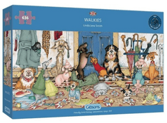 Gibsons Panoráma kutyasétáltató puzzle 636 darab