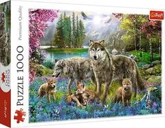 Trefl Puzzle Wolf család / 1000 darab