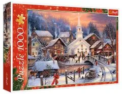 Trefl Fehér karácsonyi puzzle / 1000 darab