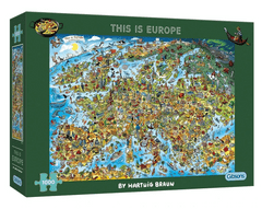 Gibsons Puzzle This is Europe 1000 darabos puzzle