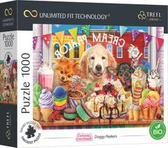Trefl Puzzle UFT Cuteness Overload: kutyák az édességbolt előtt 1000 db
