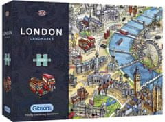 Gibsons London Monuments Puzzle 1000 darabos puzzle