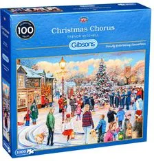 Gibsons karácsonyi kórus puzzle 1000 darab
