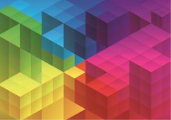 Trefl Puzzle UFT Color Splash: Cube Gradient 1000 darab