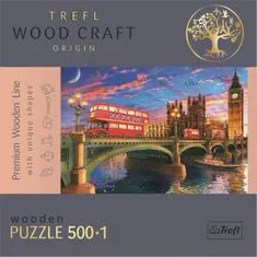 Trefl Wood Craft Origin puzzle Westminster palota, Big Ben 501 darab