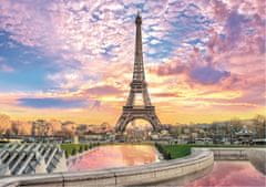 Trefl Puzzle UFT Romantikus naplemente: Eiffel-torony, Párizs 1000 darab