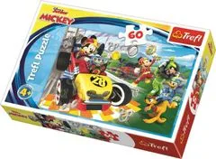 Trefl Puzzle Mickey egér és a versenyzők / 60 darab