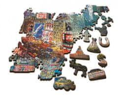 Trefl Wood Craft Origin Puzzle Collage New York 1000 darabos kirakó